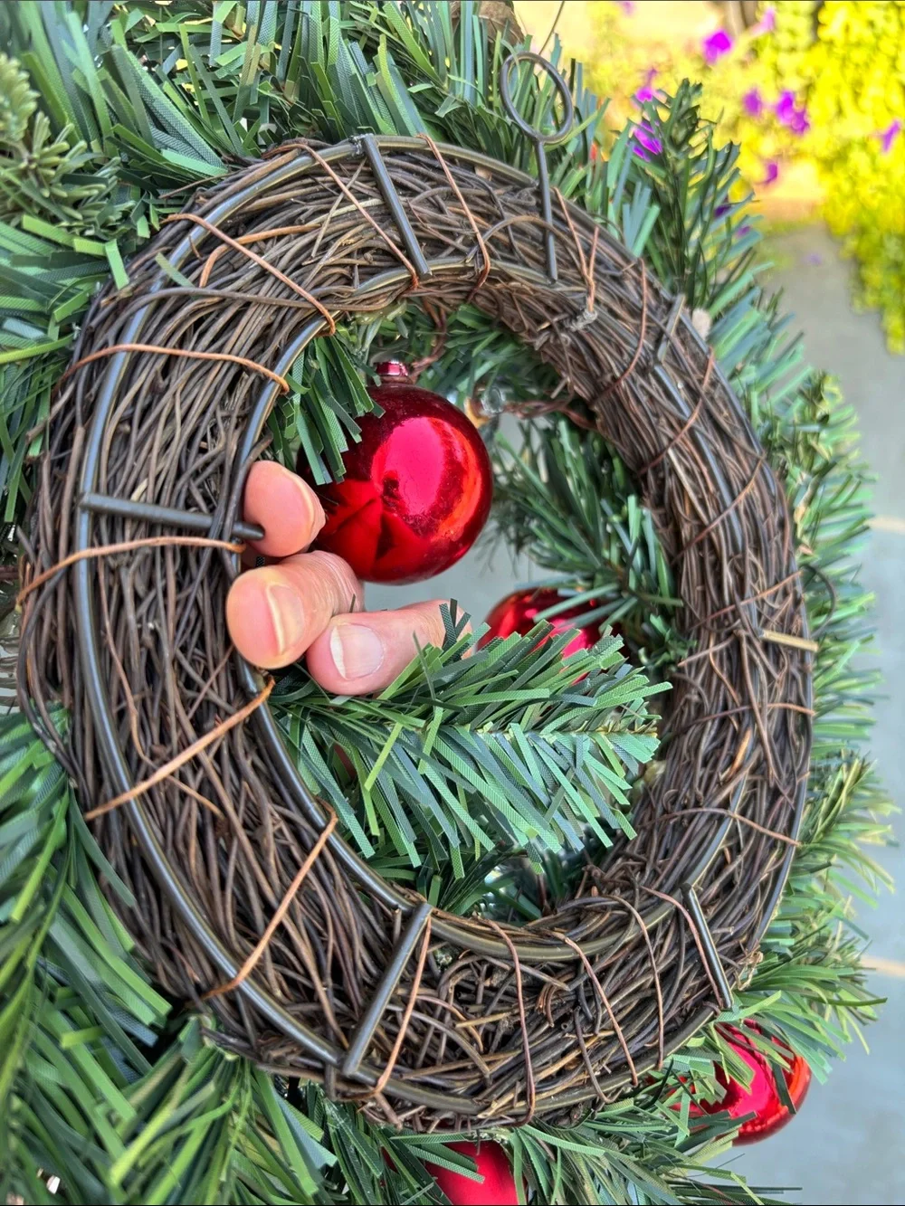Pottery Barn Small Ornament Wreath